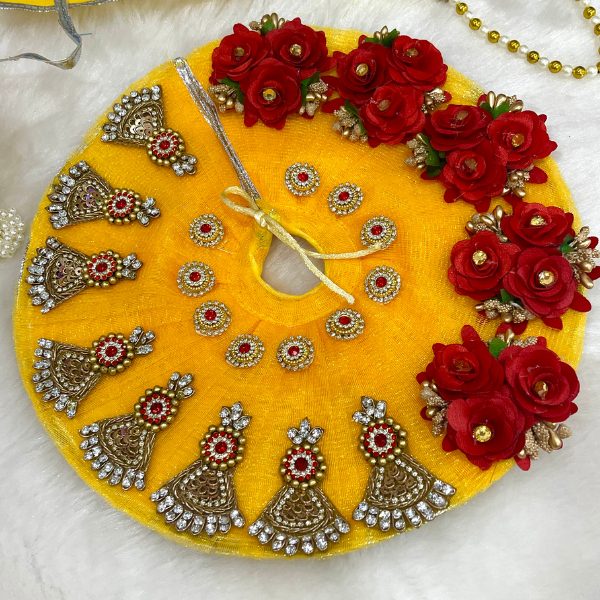 Laddu Gopal Designer Dress With Mukut