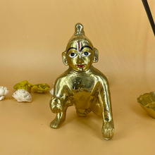 Load image into Gallery viewer, Brass Laddu Gopal