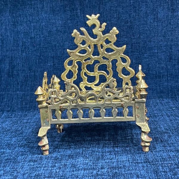 Pure Brass Heavy Singhasan (6x4)