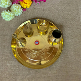 Brass Pooja Thali Set