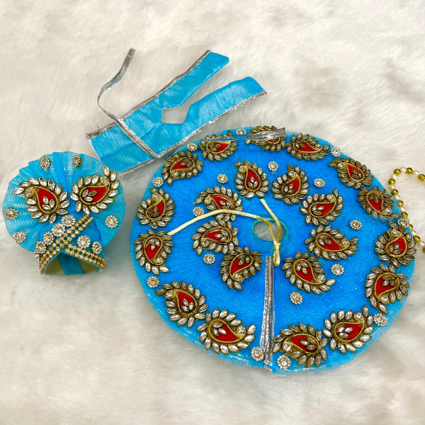 Laddu Gopal Designer Dress With Mukut