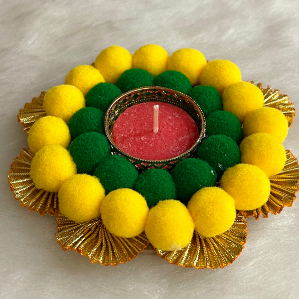 T-Light candle Holder with Candle (5 pcs set)