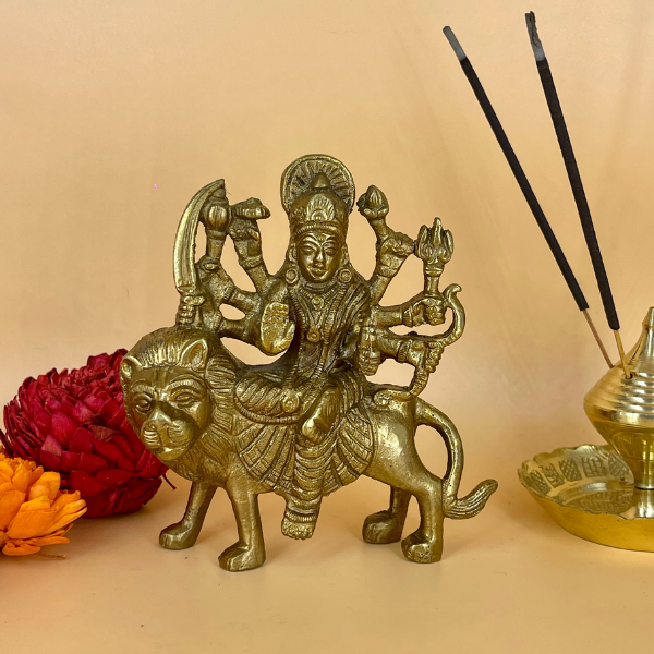 Brass Antique Mata Rani Murti
