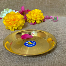 Load image into Gallery viewer, Brass Plate for Puja/Bhog