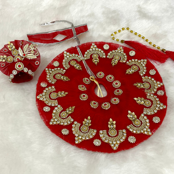 Laddu Gopal Designer Dress With Mukut