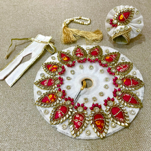 Load image into Gallery viewer, Laddu Gopal Designer Dress With Mukut