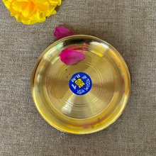 Load image into Gallery viewer, Brass Plate for Puja/Bhog