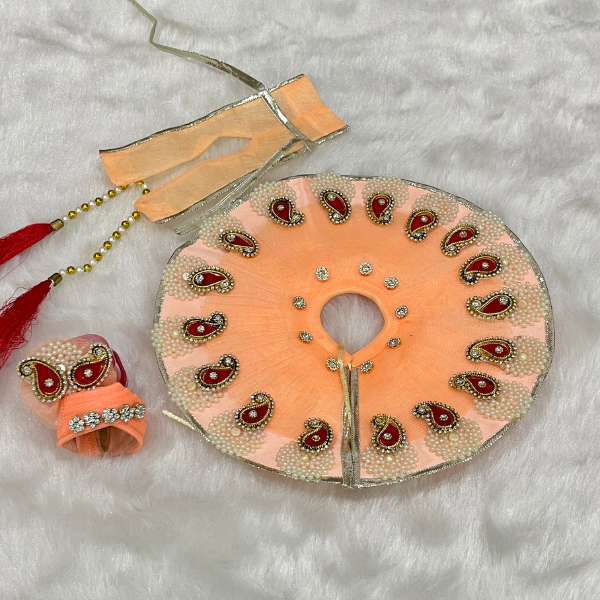 Laddu Gopal Designer Dress With Mukut (EKS011)