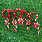 Red Flowered Hanging (MOQ 5 Pcs)