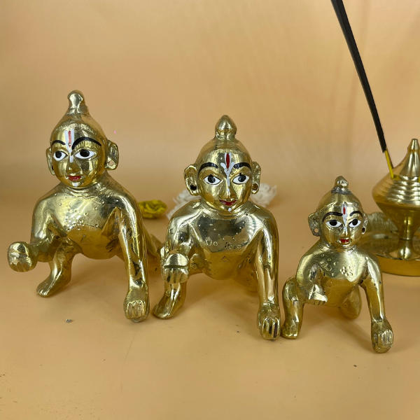Brass Laddu Gopal
