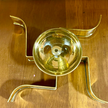 Load image into Gallery viewer, Designer Swastik Heavy Brass Akhand Diya
