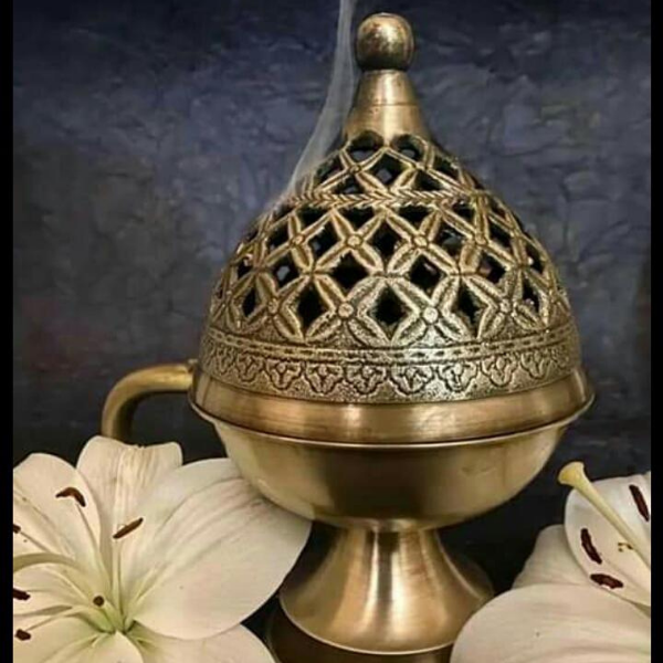 Premium Antique Finish Heavy Dhoopdan Brass