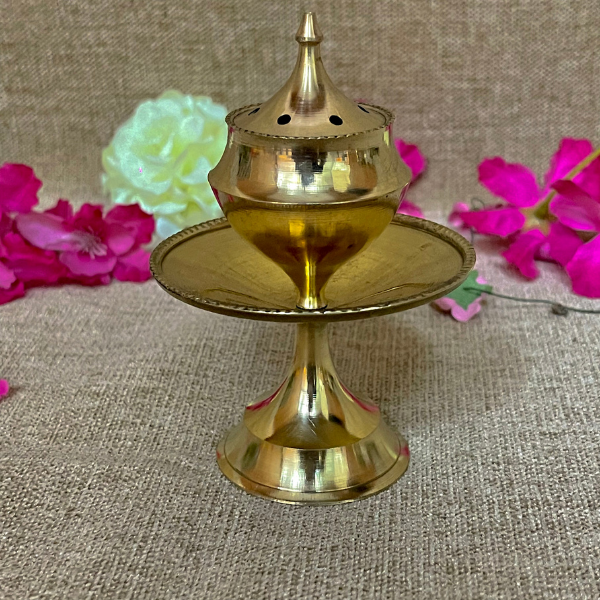 Brass Incense Agarbatti Stand Holder