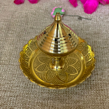 Load image into Gallery viewer, Brass Incense Agarbatti Stand Holder
