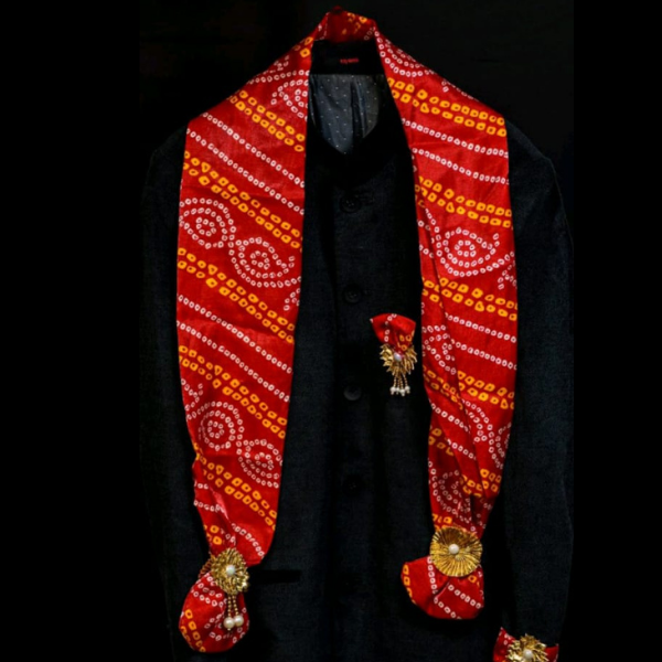 Welcome Duppata Bandhej (MOQ 5 Pcs)