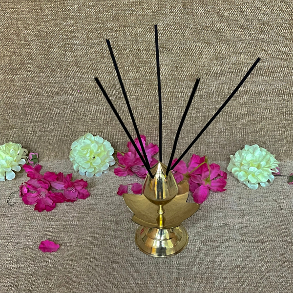 Brass Incense Agarbatti Stand Holder