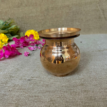 Load image into Gallery viewer, Copper Kalash with Lid (Heavy)