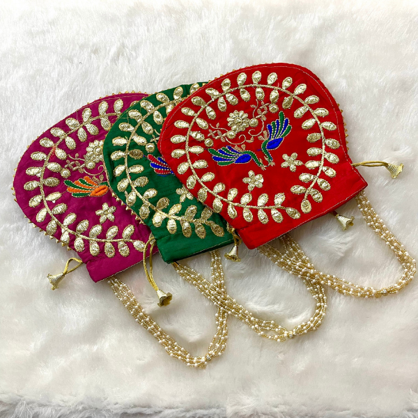 Designer Potli Bag (3 Pcs Set)