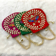 Load image into Gallery viewer, Designer Potli Bag (3 Pcs Set)