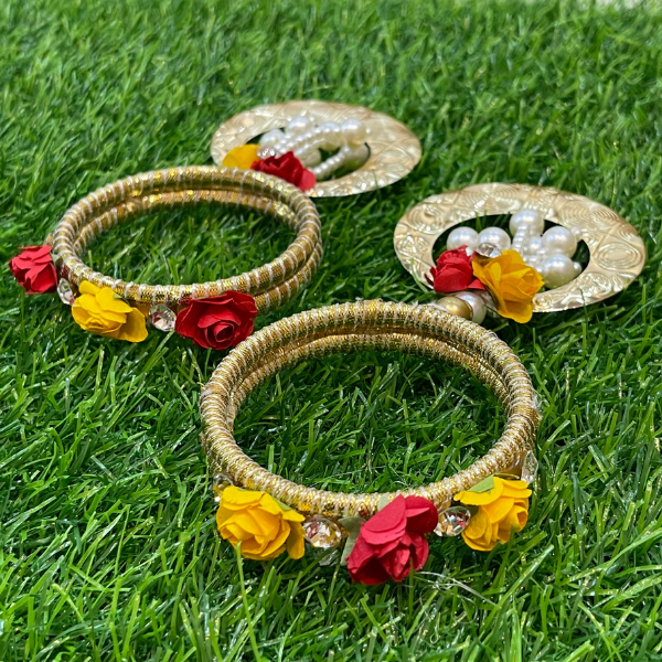 Golden Flowered Hanging (MOQ 5 Pcs)