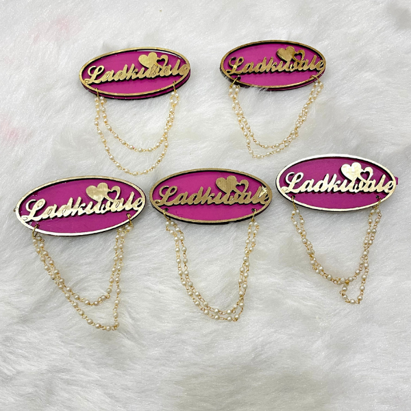 Ladkiwale Brooch (MOQ 50 Pcs)