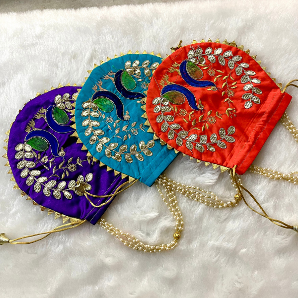 Designer Potli Bag (3 Pcs Set)