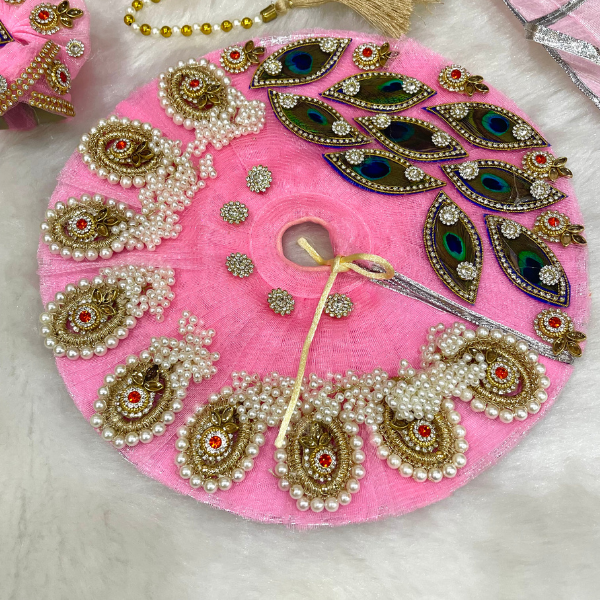 Laddu Gopal Designer Dress With Mukut