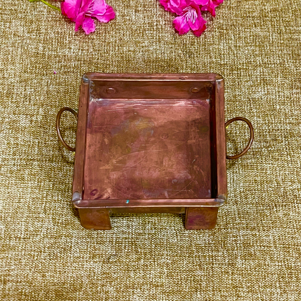 Pure Copper Havan Kund Heavy (5x5 inches)