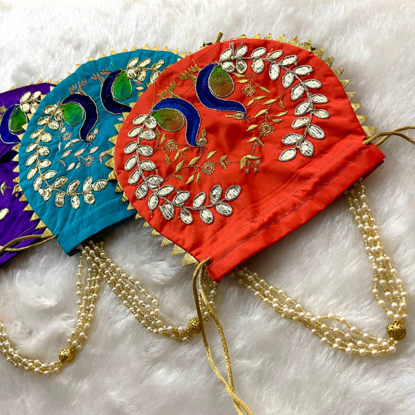 Designer Potli Bag (3 Pcs Set)