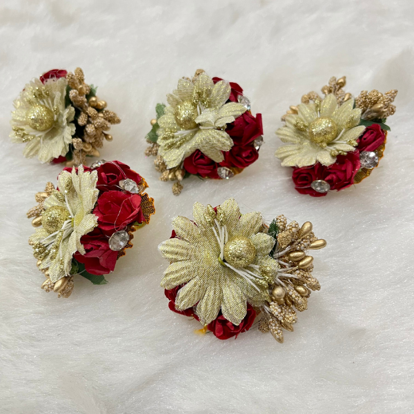 Floral Ring Jewelry (MOQ 25 PCS)