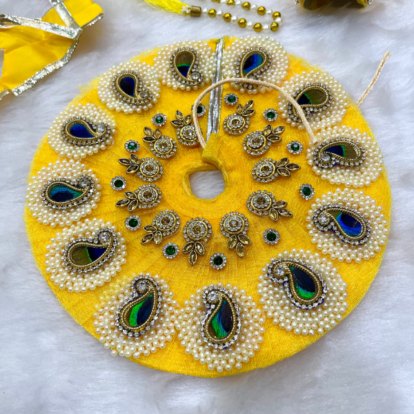 Laddu Gopal Designer Dress With Mukut